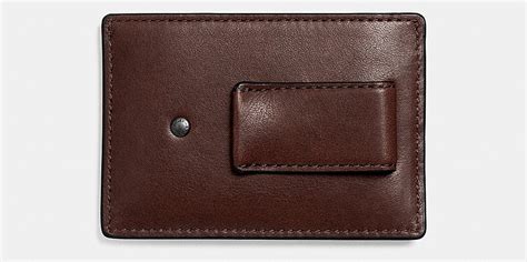 coach wallet money clip